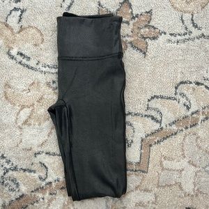 SPANX Faux Leather Matte Snake Legging